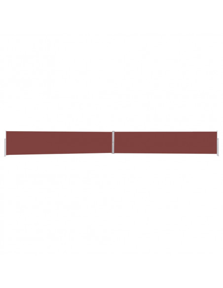 Tenda Laterale Retrattile per Patio 170x1200 cm Marrone