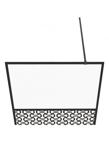 Parete per Doccia Walk-in Vetro Trasparente ESG 100x195cm Nera