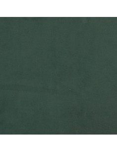 Testiera ad Orecchio Verde Scuro 103x16x118/128cm in Velluto