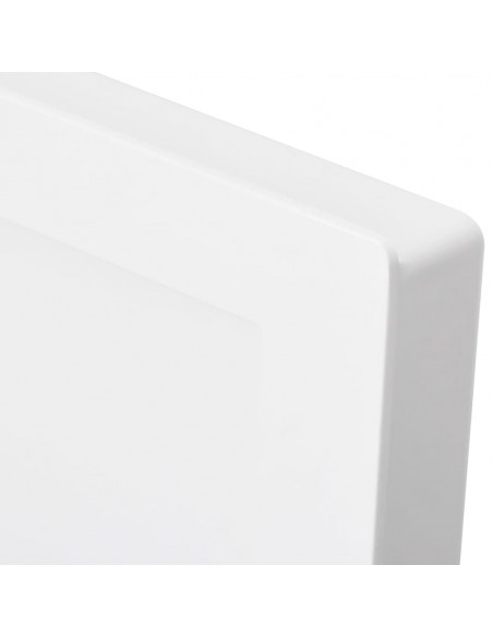 Nicchia da Doccia con 2 Scomparti Bianco Lucido 41x69x9 cm