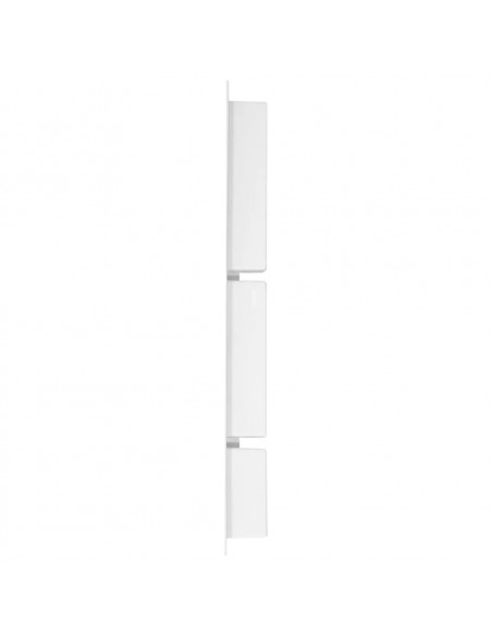 Nicchia da Doccia con 3 Scomparti Bianco Opaco 41x99x9 cm