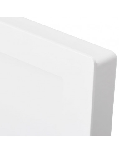 Nicchia da Doccia con 3 Scomparti Bianco Opaco 41x99x9 cm