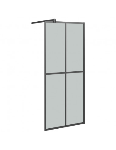 Cabina Doccia 80x195 cm con Vetro Temperato Scuro