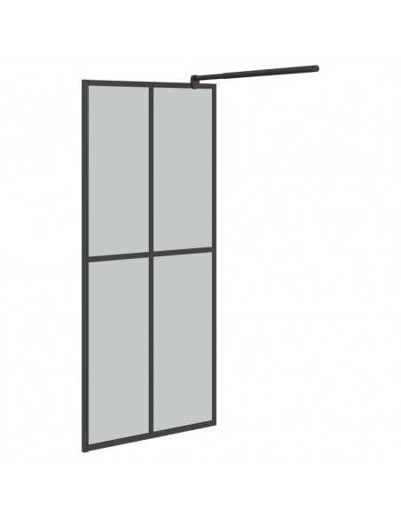 Cabina Doccia 80x195 cm con Vetro Temperato Scuro