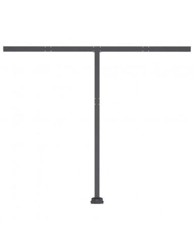 Tenda Automatica Sensore Vento e LED 300x250 cm Arancio Marrone