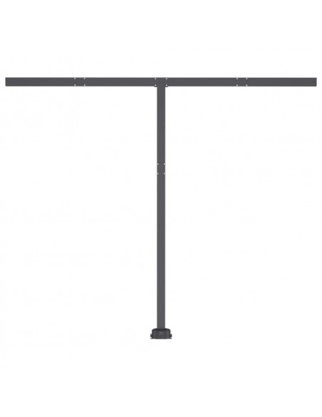 Tenda Automatica Sensore Vento e LED 300x250 cm Arancio Marrone