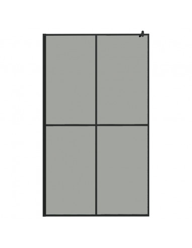 Cabina Doccia 118x190 cm con Vetro Temperato Scuro