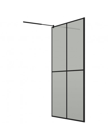 Cabina Doccia 118x190 cm con Vetro Temperato Scuro