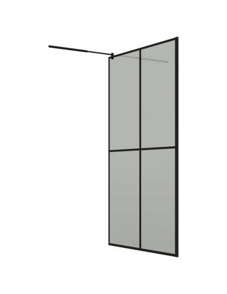 Cabina Doccia 118x190 cm con Vetro Temperato Scuro