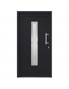 Porta di Ingresso Antracite 98x200 cm 2