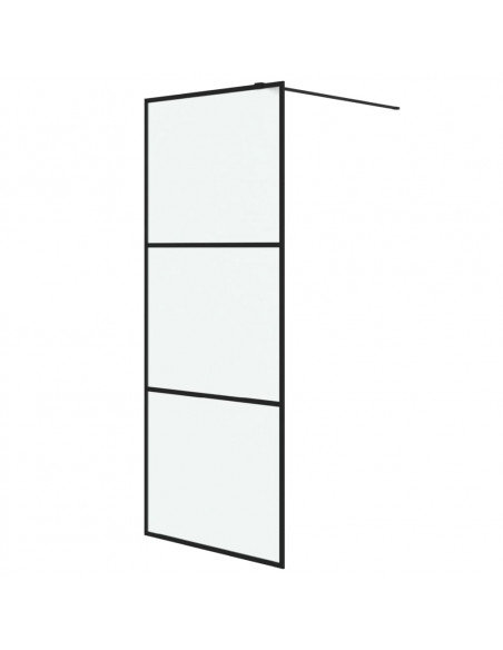 Parete Doccia Walk in 80x195 cm Vetro Smerigliato ESG