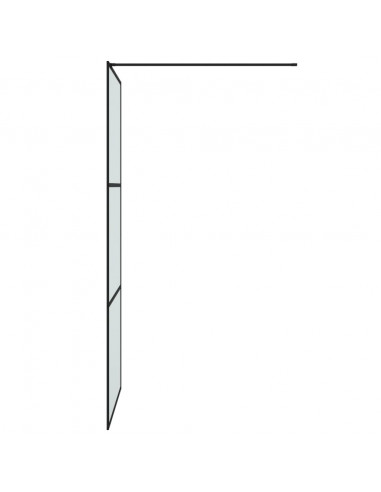 Parete Doccia Walk in 90x195 cm Vetro Smerigliato ESG