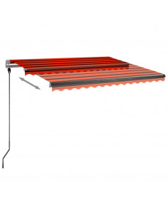 Tenda da Sole Automatica Autoportante 350x250cm Arancio Marrone 2