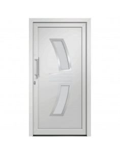 Porta di Ingresso Bianca 88x200 cm 2