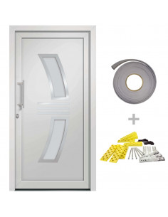 Porta di Ingresso Bianca 98x208 cm 2