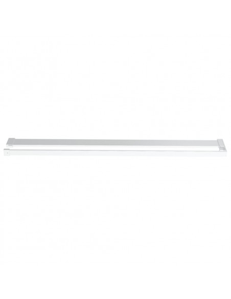 Parete Doccia con Mensola Cromo 80x195cm Vetro ESG e Alluminio