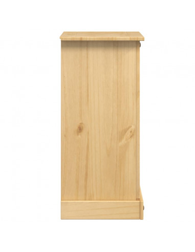 Comodino Corona 53x39x84 cm in Legno Massello di Pino