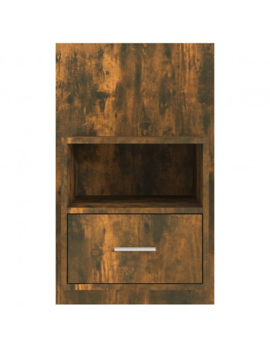 Comodino a Muro Rovere Fumo