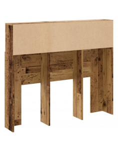 Testiera con Contenitore Legno 120x19x103,5 cm in Truciolato