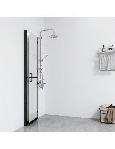 Parete per Doccia Walk-in Pieghevole in Vetro ESG 70x190 cm