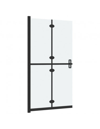Parete per Doccia Walk-in Pieghevole in Vetro ESG 70x190 cm