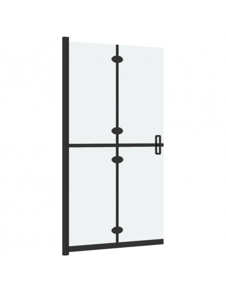 Parete per Doccia Walk-in Pieghevole in Vetro ESG 70x190 cm