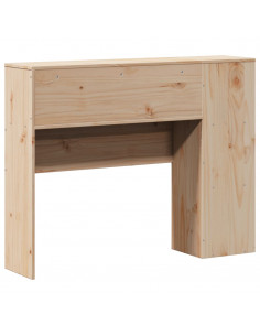 Testiera con Ripiani 75 cm in Legno Massello di Pino