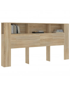 Testiera con Scomparti Rovere Sonoma 200x18,5x104,5 cm