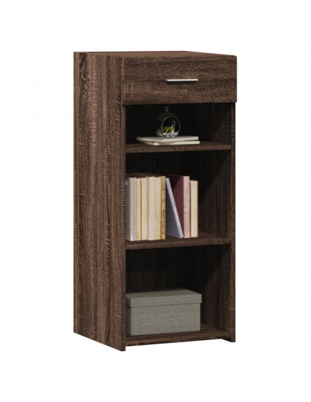 Credenza Rovere Marrone 40x42,5x93 cm in Legno Multistrato