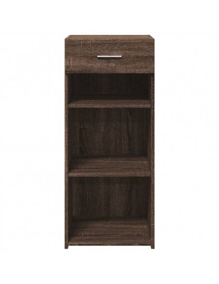 Credenza Rovere Marrone 40x42,5x93 cm in Legno Multistrato