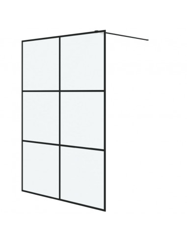 Parete Doccia Walk in 140x195 cm Vetro Smerigliato ESG