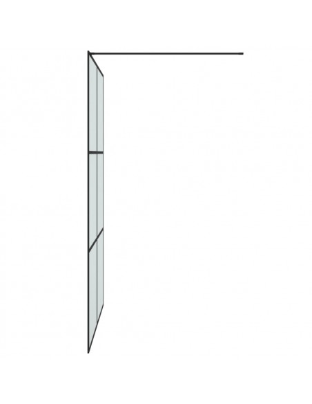 Parete Doccia Walk in 140x195 cm Vetro Smerigliato ESG