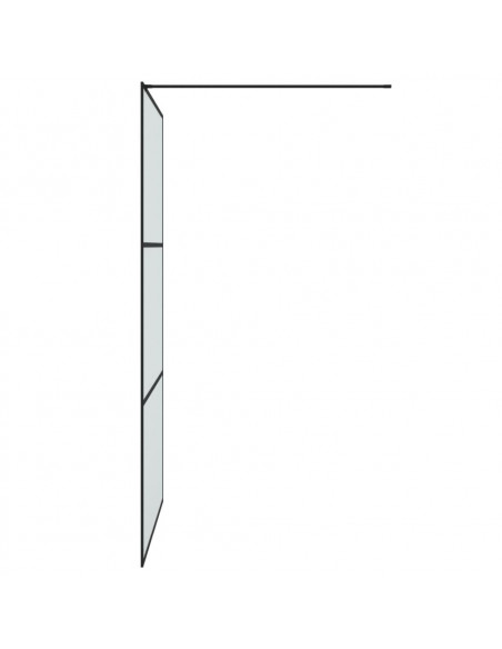 Parete Doccia Walk in 115x195 cm Vetro Smerigliato ESG
