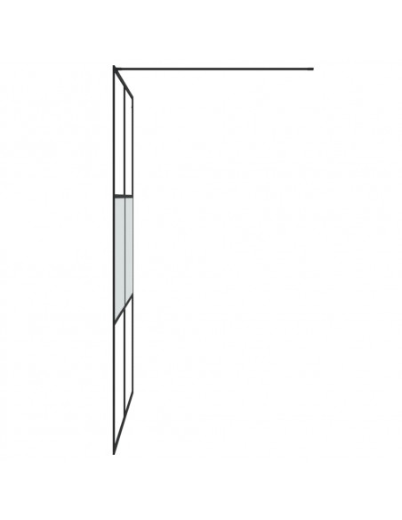 Parete Doccia Walk in 140x195 cm Vetro Semi Smerigliato ESG