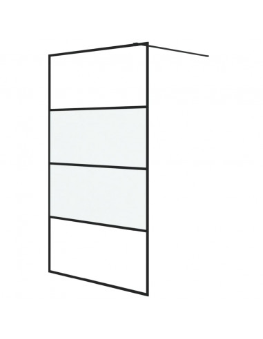 Parete Doccia Walk in 115x195 cm Vetro Semi Smerigliato ESG