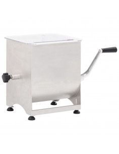 Impastatrice Carne Meccanica Argento in Acciaio Inox 2