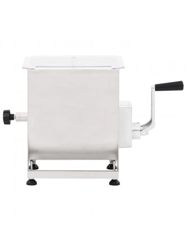 Impastatrice Carne Meccanica Argento in Acciaio Inox