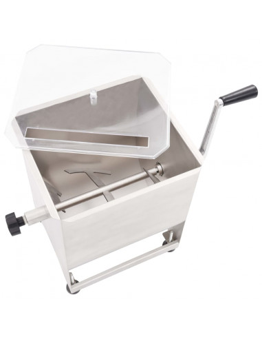 Impastatrice Carne Meccanica Argento in Acciaio Inox