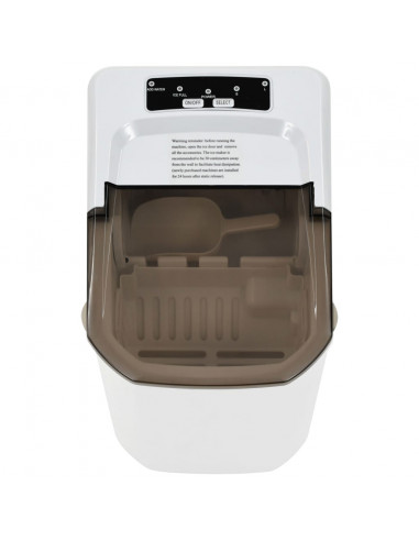 Macchina per il Ghiaccio Bianca 1,4 L 15 kg / 24 h