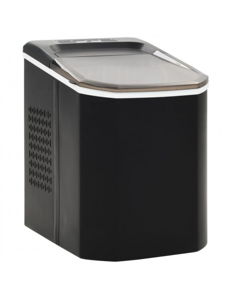 Macchina per il Ghiaccio Nera 1,4 L 15 kg / 24 h