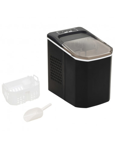 Macchina per il Ghiaccio Nera 1,4 L 15 kg / 24 h