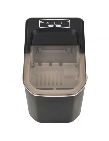 Macchina per il Ghiaccio Nera 1,4 L 15 kg / 24 h