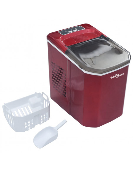 Macchina per il Ghiaccio Rossa 1,4 L 15 kg / 24 h