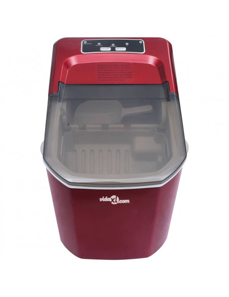 Macchina per il Ghiaccio Rossa 1,4 L 15 kg / 24 h