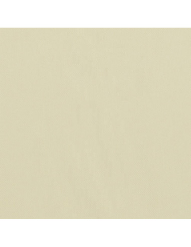 Paravento da Balcone Crema 120x600 cm Tessuto Oxford