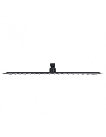 Testa Doccia a Pioggia in Acciaio Inox 50x50 cm Quadrata Nera