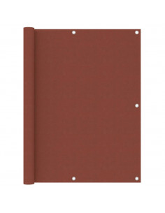 Paravento da Balcone Terracotta 120x300 cm Tessuto Oxford 2