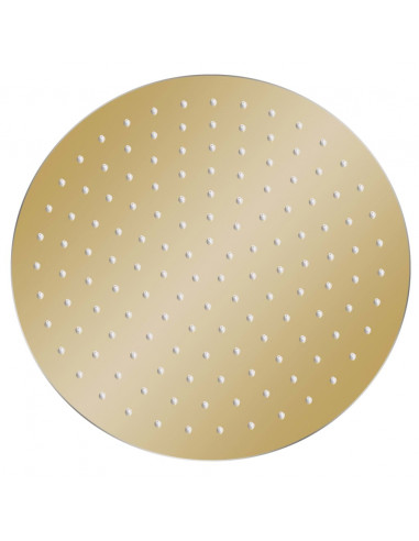 Testa Doccia a Pioggia in Acciaio Inox 30 cm Rotonda Oro