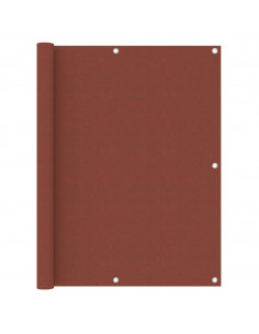 Paravento da Balcone Terracotta 120x600 cm Tessuto Oxford 2