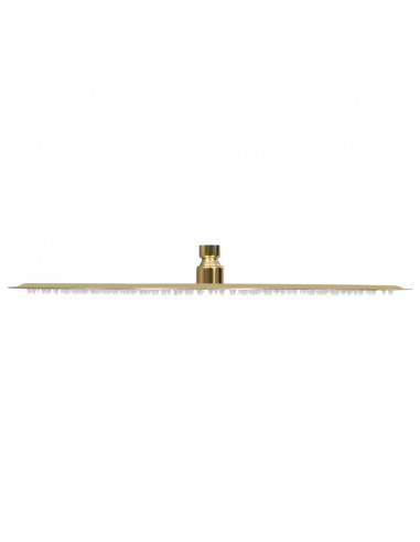 Testa Doccia a Pioggia in Acciaio Inox 40 cm Rotonda Oro